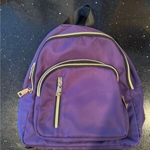 purse bkpack, 12x12, unused, purple